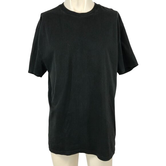 ESSENTIALS FEAR OF GOD - MEN'S MEDIUM - BLACK SHORT SLEEVE CREW NECK SHIRT - Picture 1 of 8